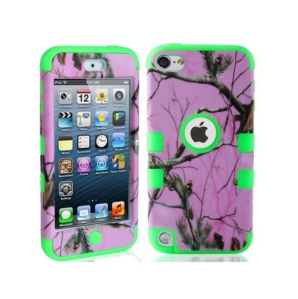 Defender Tough Armor Tree Camo Shockproof Dual Layer High Impact Camouflage Hunting pink tree